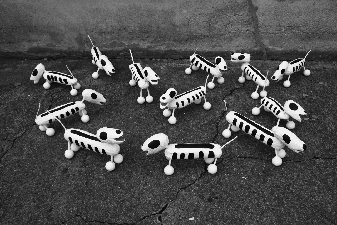 wartende Hunde